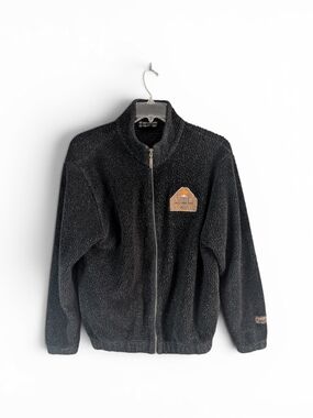 Marker x 2002 Olympics Grey Sherpa Jacket with Tan Logo Patch Sz.L